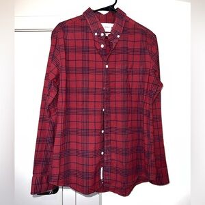 Goodfellow & Co Men's Red Checkered Shirt